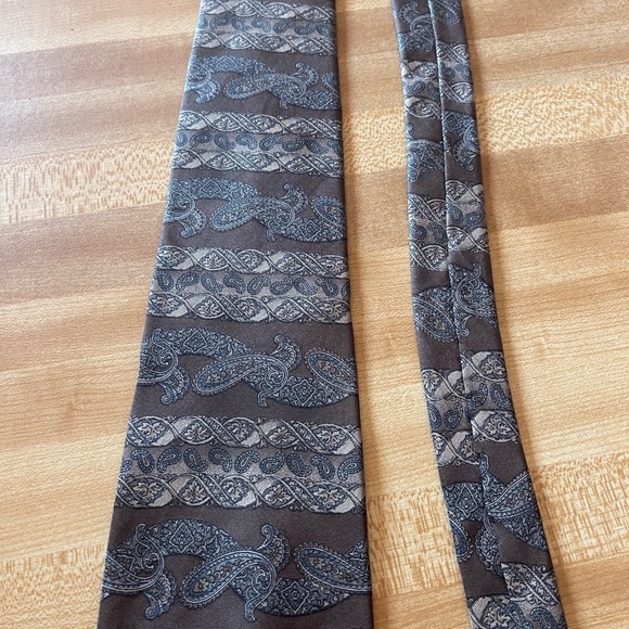 Cravate Henry Grethel En Soie 100% - Occasion, Style Classique, à Nouer